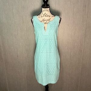 Banana Republic Aqua Colored Dress Size 8